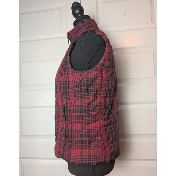 Lauren Ralph Lauren Size S Puffer Vest Buffalo Plaid Full Zipper Pockets *Read - Picture 5 of 12